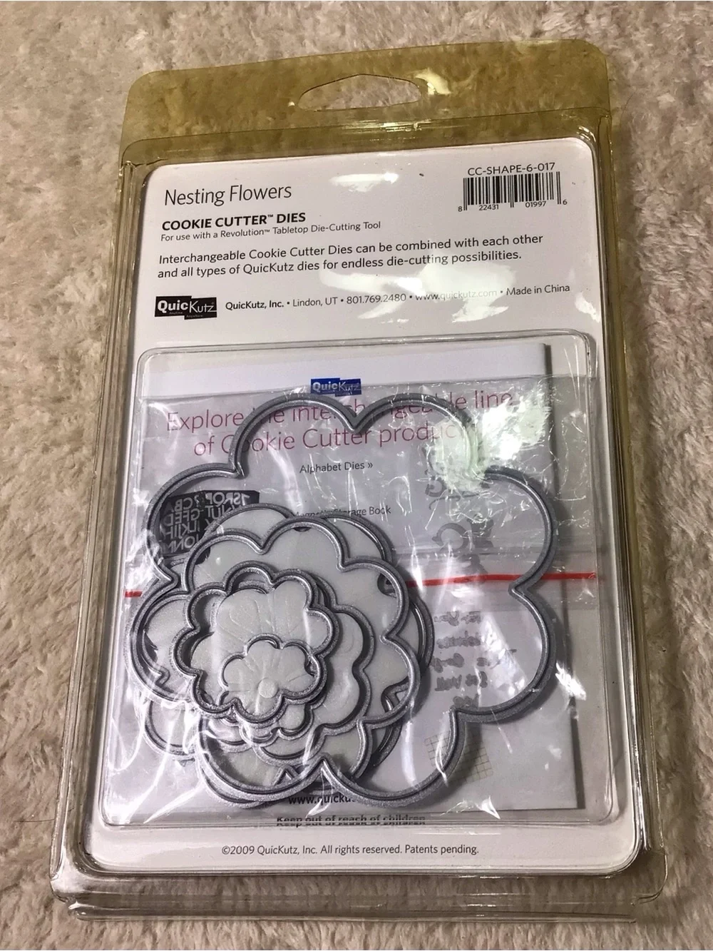 Quickutz nesting flowers